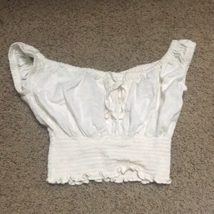 Brandy Melville off the shoulder crop top